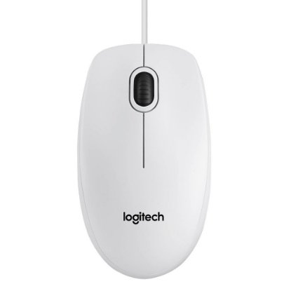 Miš LOGITECH B100, OEM, optički, bijeli, USB