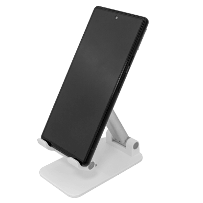Stalak za smartphone SBOX PS-09, stolni, sklopivi, bijeli