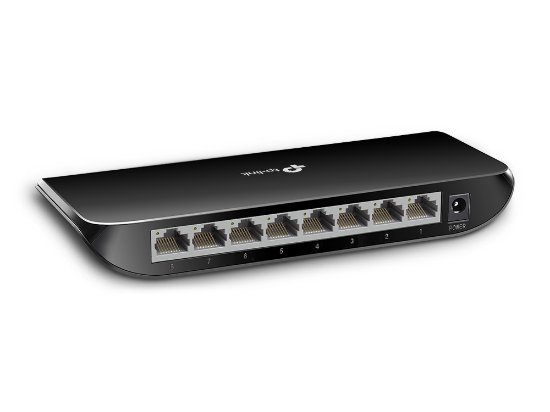 Switch TP-LINK TL-SG1008D, 10/100/1000 Mbps, 8-port