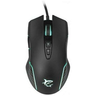 Miš WHITE SHARK Azarah, 6400dpi, optički, žičani, crni