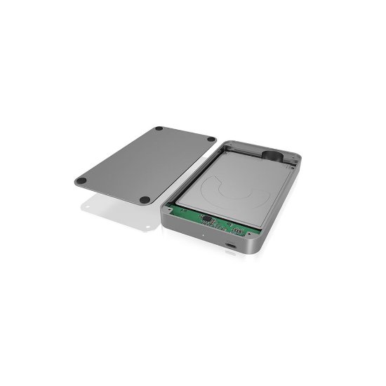 Eksterno kućište ICY BOX IB-247-C31, 2.5'' HDD/SSD, USB-C, aluminijsko, sivo