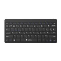 Tipkovnica OCTIO Compact K300WBT, bežična, BT, crna