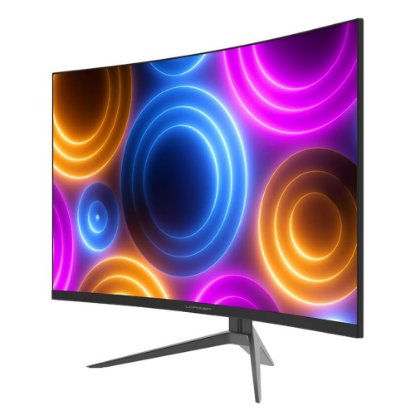Gaming monitor 27" LC POWER LC-M27QC, QHD, VA, 180Hz, 1ms, 300cd/m2, FreeSync, zakrivljeni, crni