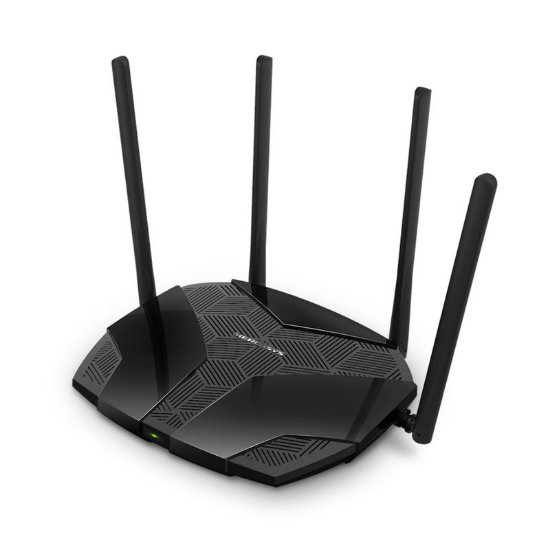 Router MERCUSYS MR80X, AX3000, Dual Band Wi-Fi 6, 4 antene, crni