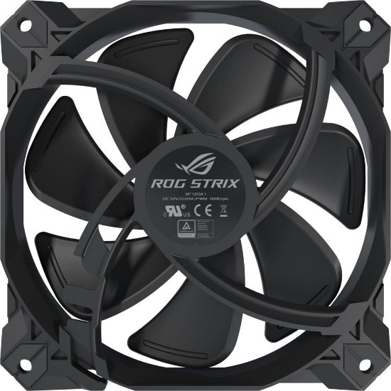 Ventilator ASUS ROG Strix XF 120, PWM, 120mm, 1800 okr/min, crni