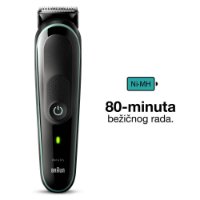 Aparat za šišanje/trimer BRAUN serija 3 3441, 8u1, kosa, uši i nos, crni