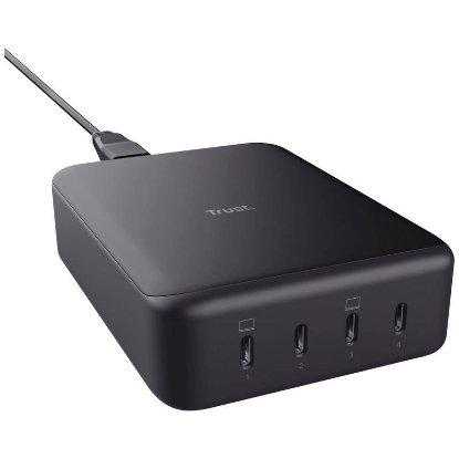 Punjač za laptop TRUST Maxo 4-Port, 240W, crni