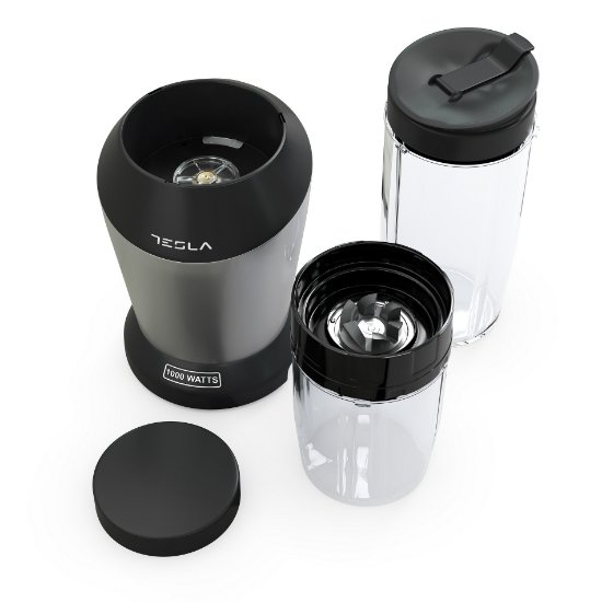 Blender TESLA NB301BX, Nutri blender, 1000 W, 1,0 l, 0,7 l, sivo-crni