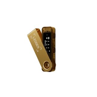 Bitcoin Wallet LEDGER Nano S Plus, USB-C, za kriptovalute, zlatni