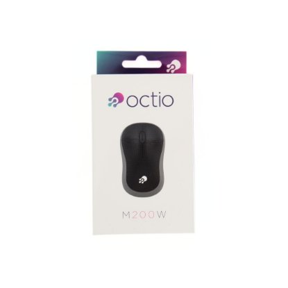 Miš OCTIO M200W, bežični, crno-sivi