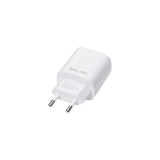 Kućni punjač BELINE BLN2CW30 GaN, 30W, PD3.0/QC3.0, USB-C + USB-A, bijeli