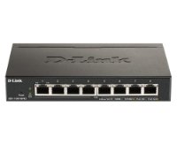 Switch D-LINK DGS-1100-08PV2, Web upravljivi, Gigabit PoE Switch, 10/100/1000 Mbps, metalno kućište, 8-port