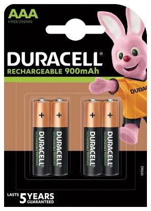 Baterije DURACELL AAA/HR03 900mAh, punjive, 4 komada
