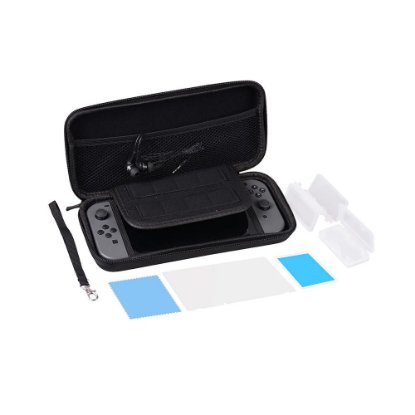 Torbica QWARE Switch Protective kit, zaštitno staklo, za Nintendo Switch