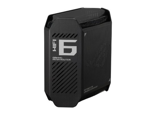 Router ASUS ROG Rapture GT-6, Gaming, AX10000 AiMesh, 3x 10/100/1000 LAN, 1 komad, crni