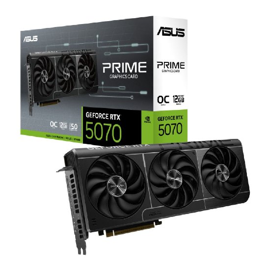 Grafička kartica ASUS GeForce RTX 5070 Prime OC, 12GB GDDR7