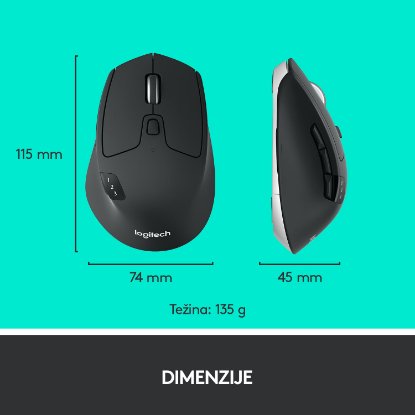 Miš LOGITECH M720 Triathlon, bežični, USB