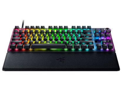 Tipkovnica RAZER Huntsman V3 Pro Tenkeyless, Analog Switch, RGB, US Layout, USB, crna