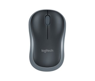 Miš LOGITECH M185, optički, bežični, 1000dpi, crno-sivi