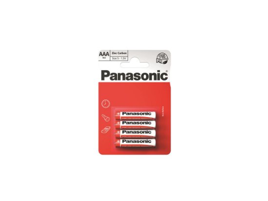 Baterija PANASONIC R03RZ/4BP, tip AAA, Zinc Carbon, 4 kom