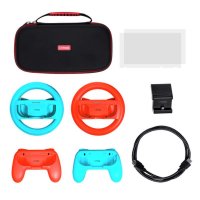 Set dodataka za Nintendo Switch TRUST GXT 1249, 7u1, torbica, punjač, zaštitno staklo, gripovi