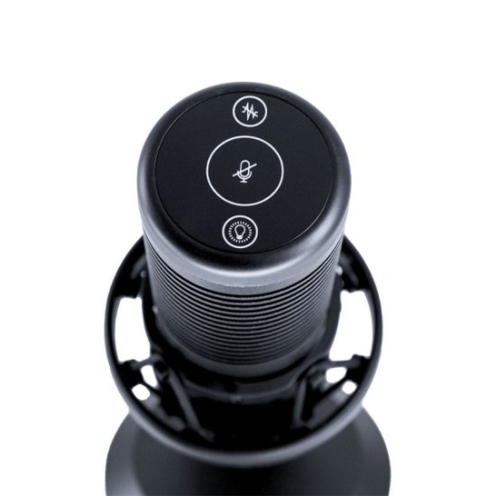 Mikrofon EPOCH Phobos, RGB, stolni, USB, crni