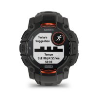 Pametni sat GARMIN Instinct 3 Solar 50mm, GPS, HR, pametne obavijesti, crni