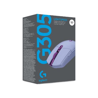 Miš LOGITECH Gaming G305 Lightspeed, bežični, optički, 12000dpi, lilac, USB