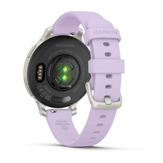 Pametni sat GARMIN Lily 2 Active, silikonski remen, ljubičasti