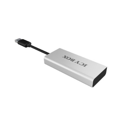 USB HUB ICY BOX IB-AC6104, USB-A na 4x USB-A 3.0, srebrni