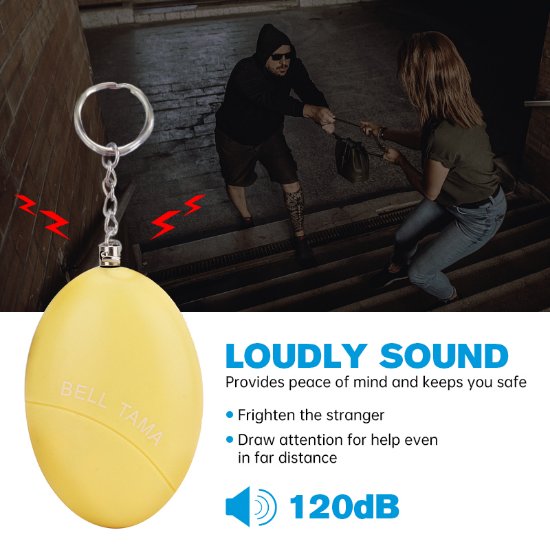 Osobni alarm ARIZA AF-3200, privjesak, plavi