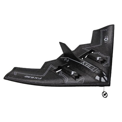 Avion na daljinsko upravljanje JACKO TOYS B-2 Spirit Stealth Bomber, crni