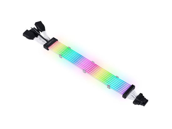 Kabel napajanja za grafičku karticu LIAN LI Strimer Plus V2 12VHPWR, 3x 8 na 16-Pin, 8 LED, 335mm, RGB, produžni