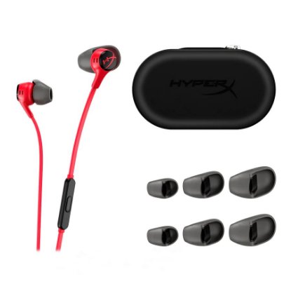 Slušalice HyperX Cloud Earbuds II, stereo, in-ear, mikrofon, crvene
