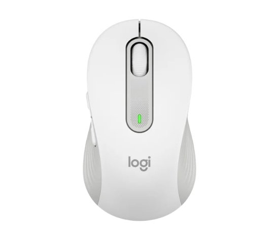 Miš LOGITECH M650 L, bežični, optički, 4000dpi, USB, BT, bijeli
