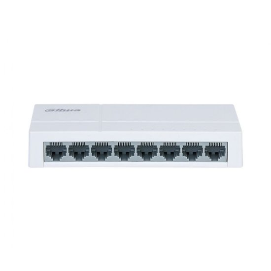 Switch DAHUA PFS3008-8ET-L-V2, 10/100 Mbps, 8-port