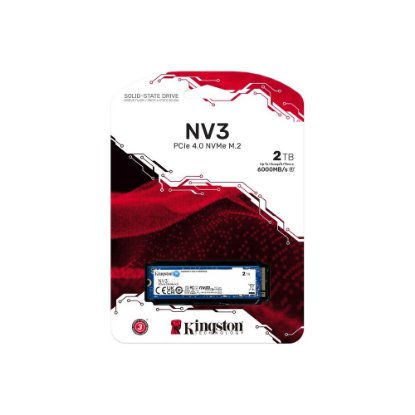 SSD 2TB KINGSTON NV3 SNV3S/2000G, M.2 NVME PCIe 4.0, 2280, maks do 6000/5000 MB/s