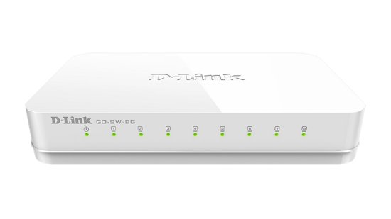 Switch D-LINK GO-SW-8G, Gigabit GOSwitch, 10/100/1000 Mbps, 8-port