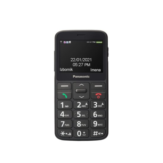 Klasični mobitel PANASONIC KX-TU160, senior, crni