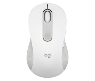 Miš LOGITECH M650 L, za ljevake, bežični, optički, 4000dpi, USB, BT, bijeli