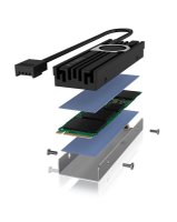 Hladnjak ICY BOX, za M.2 NVMe SSD, 20mm, srebrni