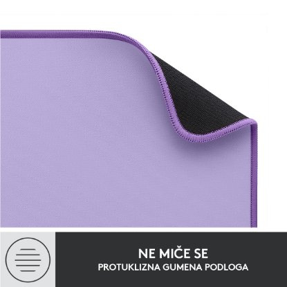 Podloga za miš, LOGITECH Desk Mat Studio, soft, ljubičasta