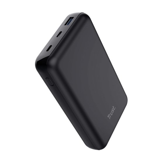 Mobilni USB punjač TRUST Laro, 100W, 20000 mAh, USB-A, 2xUSB-C, crni