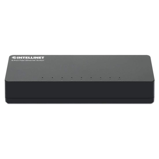 Switch INTELLINET 561730, 10/100 Mbps, 8-port, plastično kućište, kabel Cat5e 1m