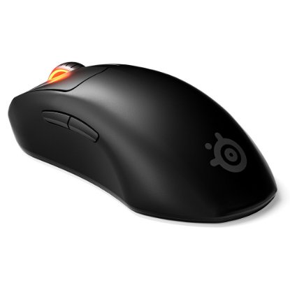 Miš STEELSERIES Prime Mini Wireless, bežični, optički, RGB, 18000 CPI, mat crni
