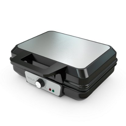 Aparat za vafle TESLA WM200BX, 1000 W, 220 C, crni-inox