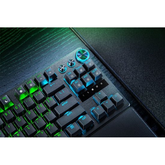 Tipkovnica RAZER Huntsman V3 Pro Tenkeyless 8KHz, Analog Optical Switch Gen 2, RGB, US Layout, USB, crna