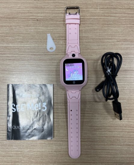 RABLJENI - Dječji pametni sat FOREVER SeeMe! 3, 4G video pozivi, GPS, SOS gumb, vodootporan, rozi