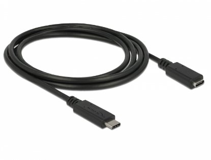 Kabel DELOCK, USB-C 3.1 (M) na USB-C 3.1 (Ž), 1.5m, crni