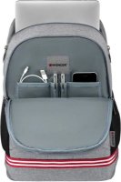 Ruksak za laptop WENGER Quadma, 16", sivi